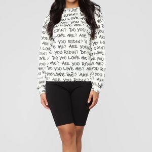 Fashion nova sweatshirt